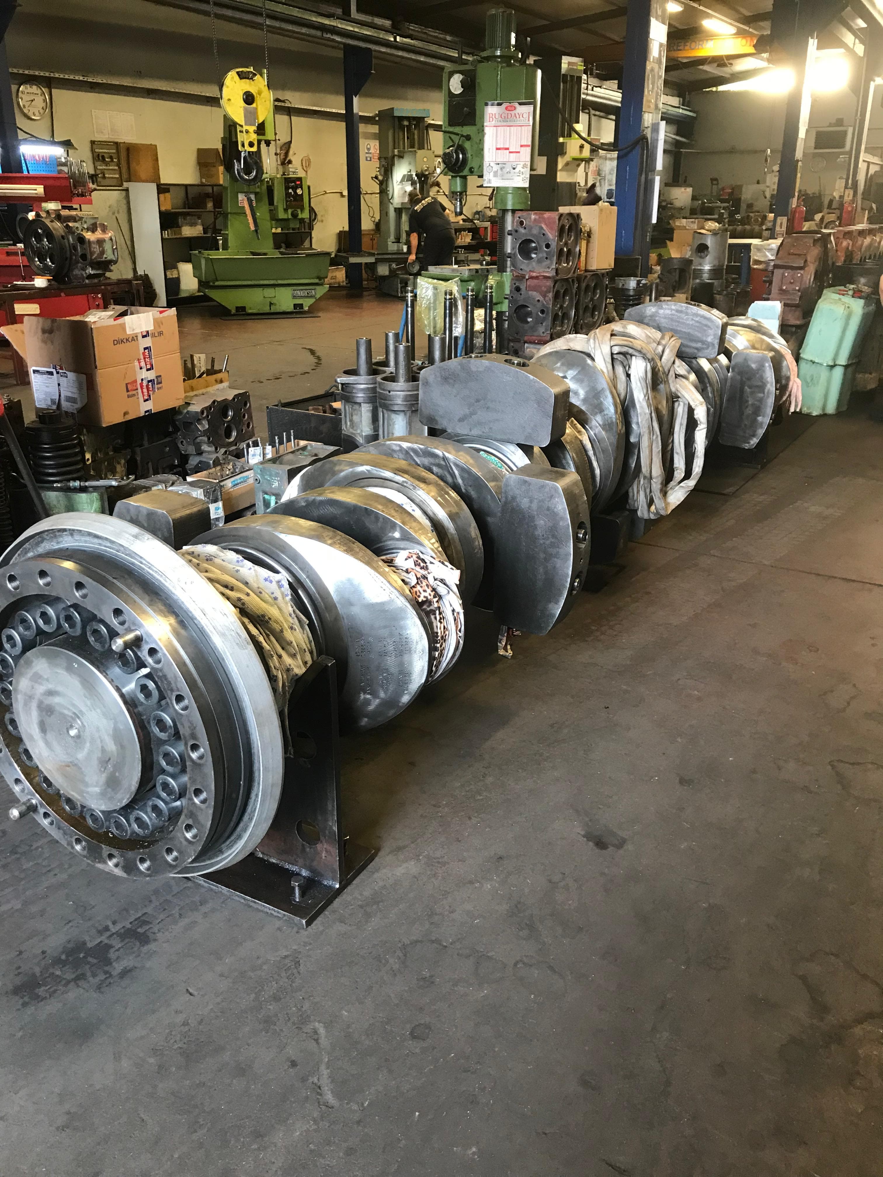 Gemi motor bloğu restorasyonu