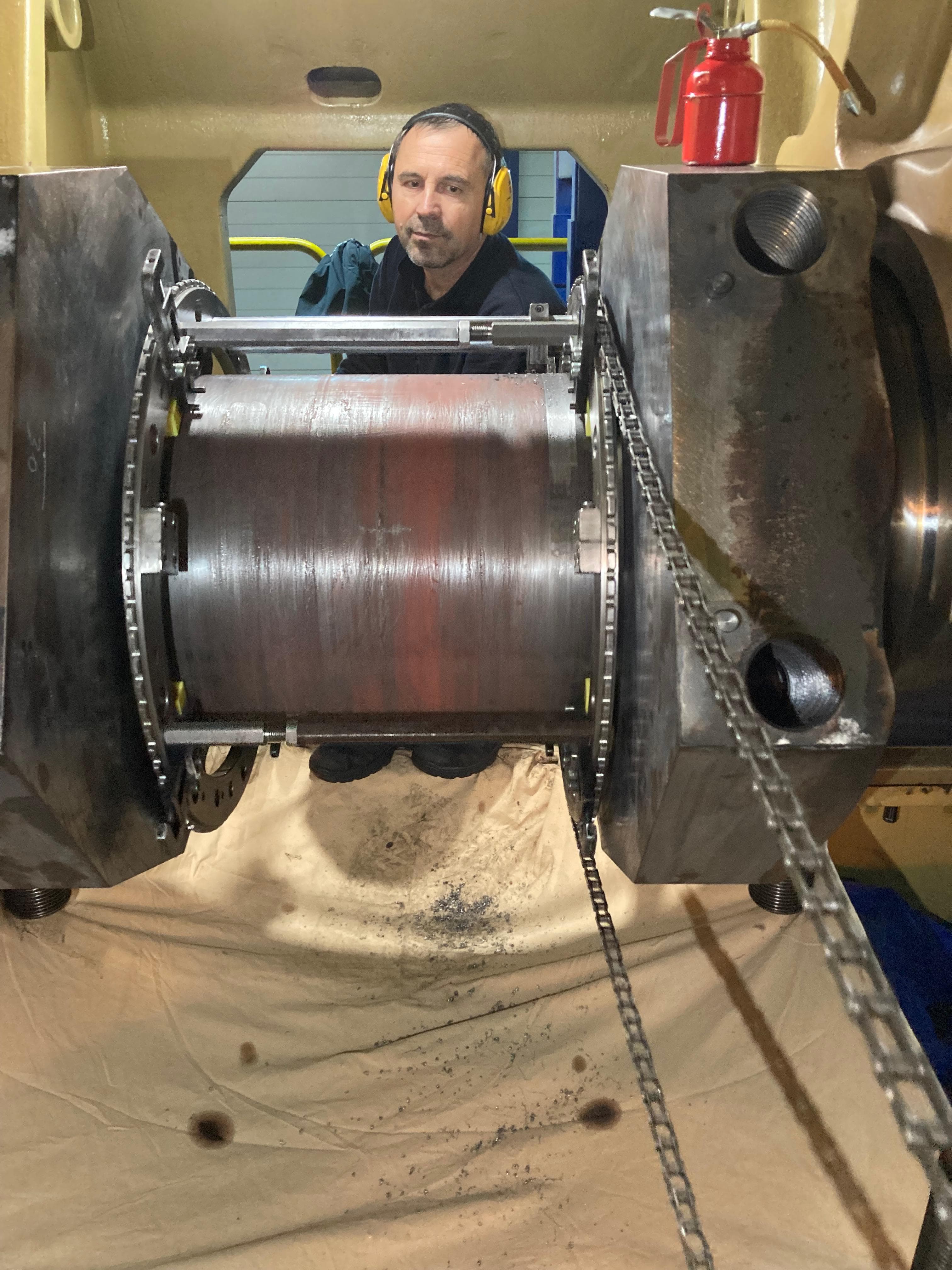 Gemide Crankpin Taşlama - görsel 6